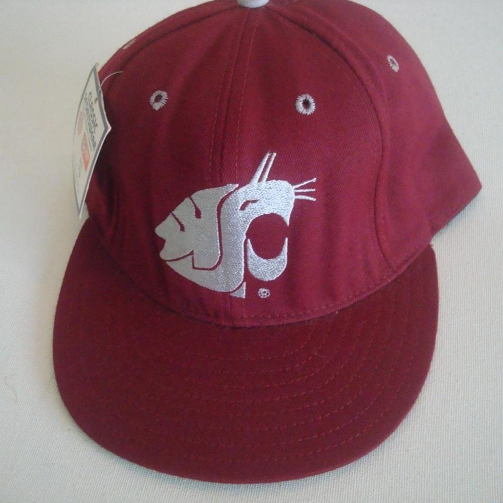 WASHINGTON STATE‎ COUGARS 7 7/8 HAT CAP VINTAGE 00S Y2K J2